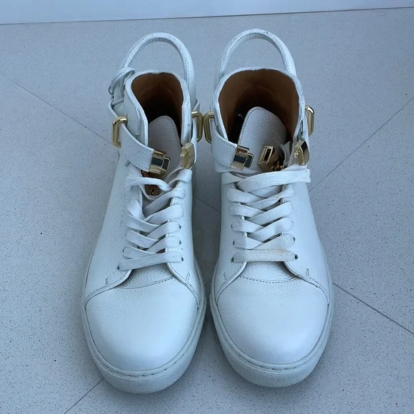 Buscemi white high tops
